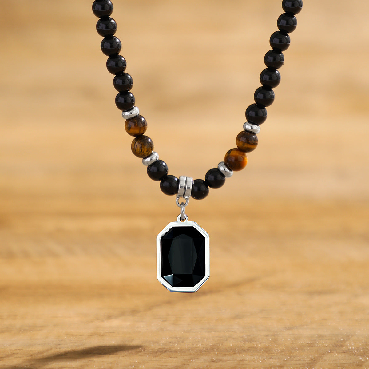 Tiger Eye Beaded Necklace