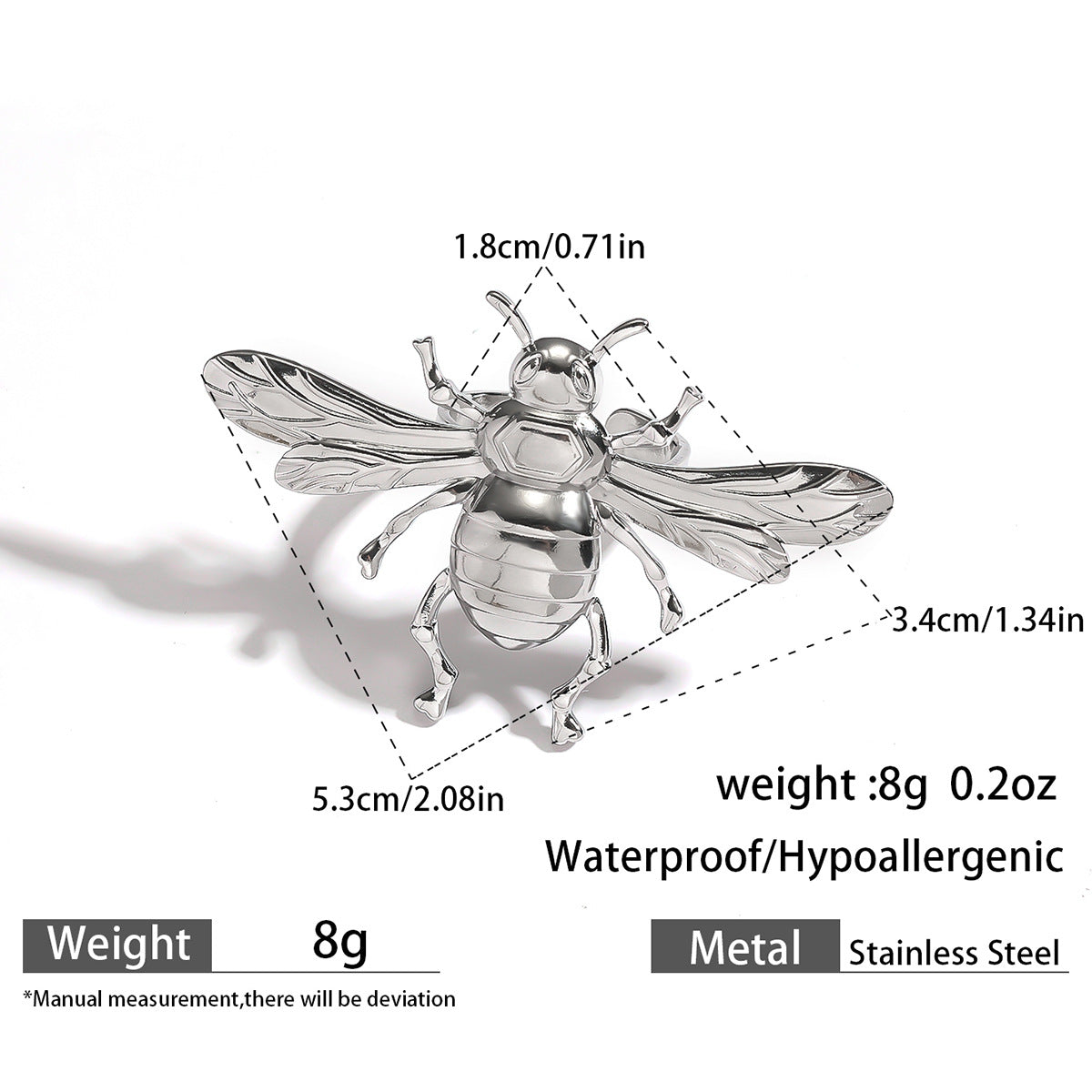 麦芽不锈钢不掉色花朵戒指女立体感开口设计指环夸张欧美跨境手饰