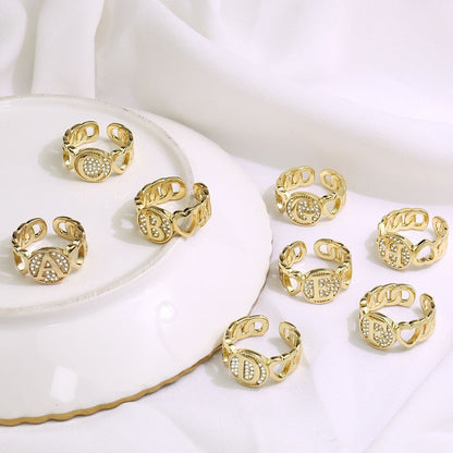 26-Letter Open Ring