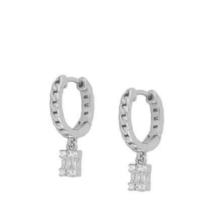 Trendy Cubic Zirconia Diamond Drop Earrings for Women – Sparkling INS Style Dangle Earrings