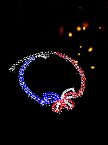 欧美跨境爆品 高级感超闪满钻手链女 小众设计气质锆石手饰品批发