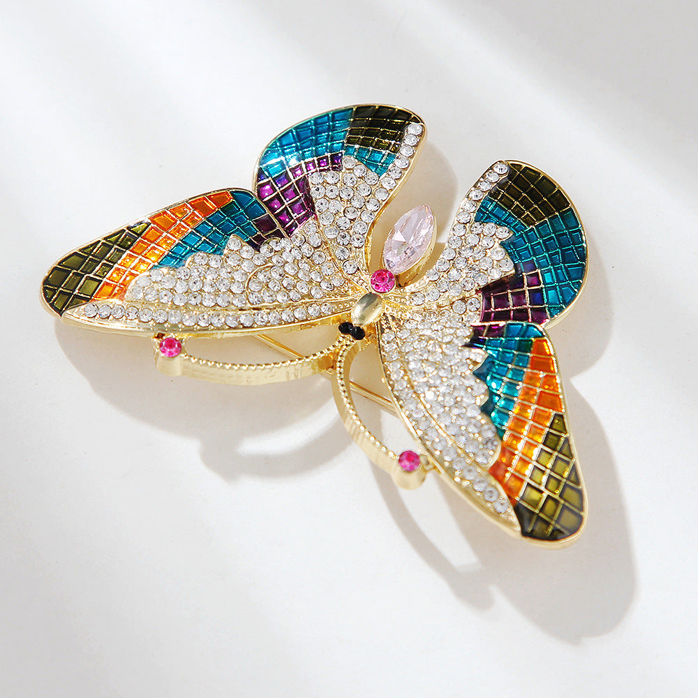 Butterfly Crystal Brooch