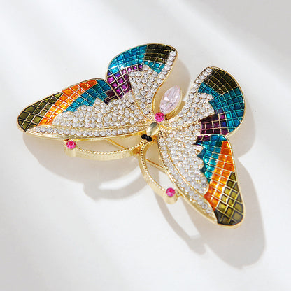Butterfly Crystal Brooch