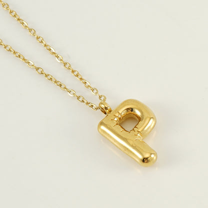 Hip Hop Letter Pendant Necklace