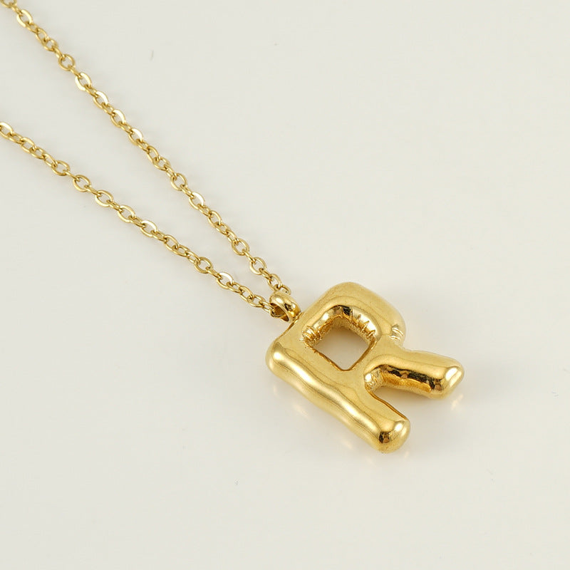 Hip Hop Letter Pendant Necklace