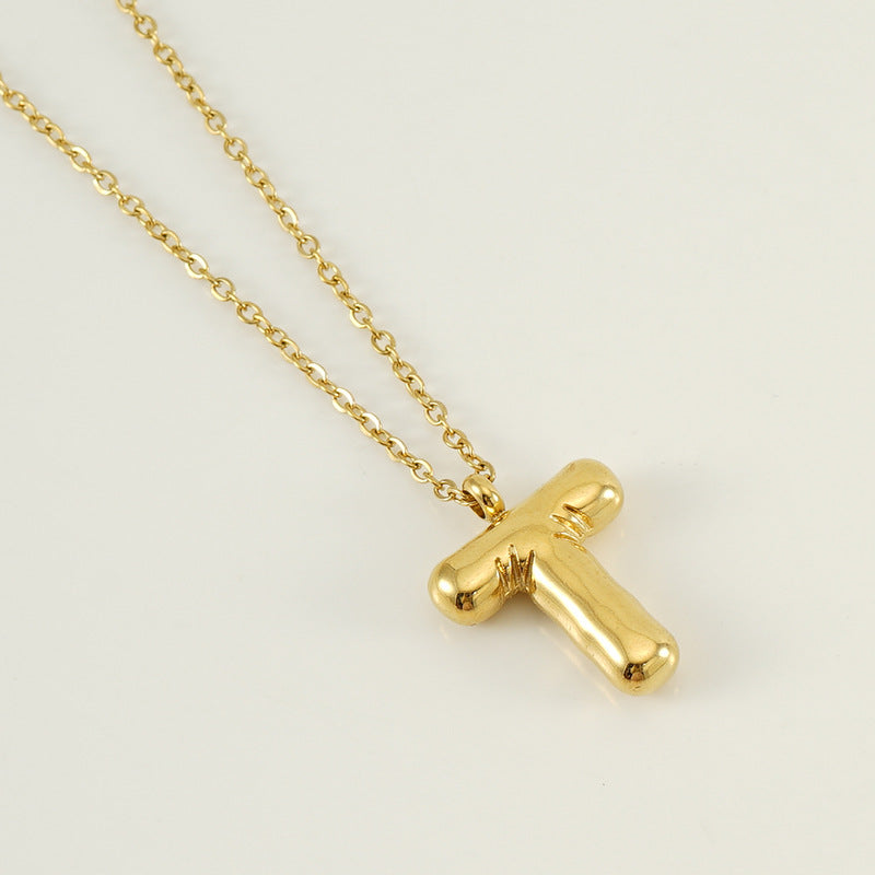 Hip Hop Letter Pendant Necklace