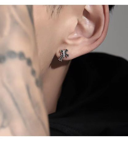 Cross Stud Earrings