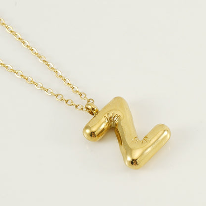 Hip Hop Letter Pendant Necklace
