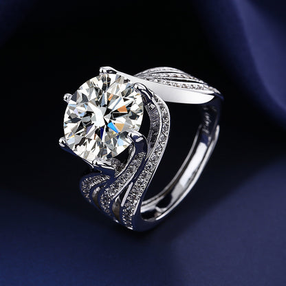 5-Carat CZ Adjustable Ring