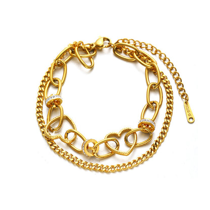 Gold Stainless Steel Bracelet