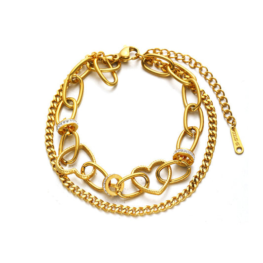 Gold Stainless Steel Bracelet