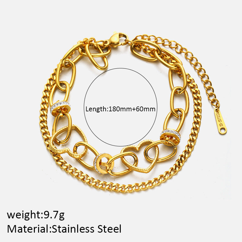 Gold Stainless Steel Bracelet