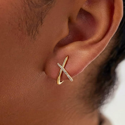 Gold-Tone Stud Earrings
