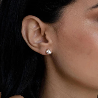 5-Pair 14K Gold Plated 925 Silver Earrings Set