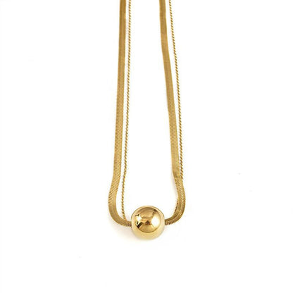 Titanium Steel Layered Necklace