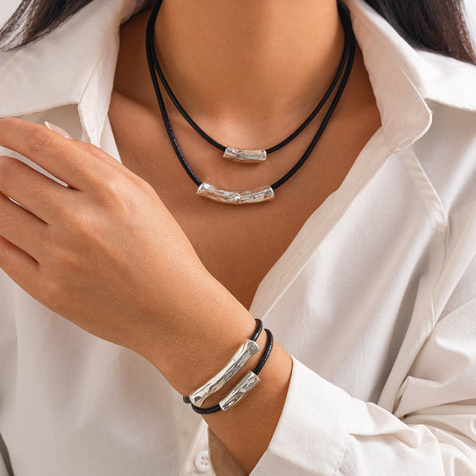 Vintage Layered Choker Necklace