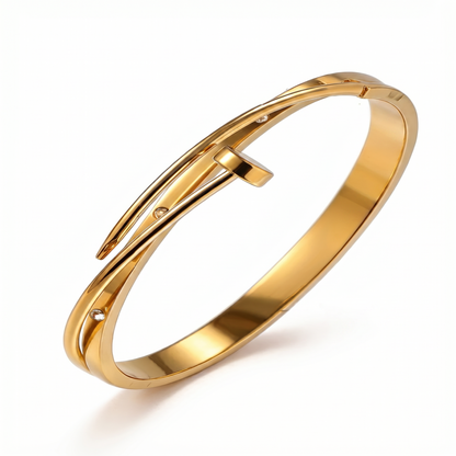 Gold-Plated Titanium Steel Bracelet