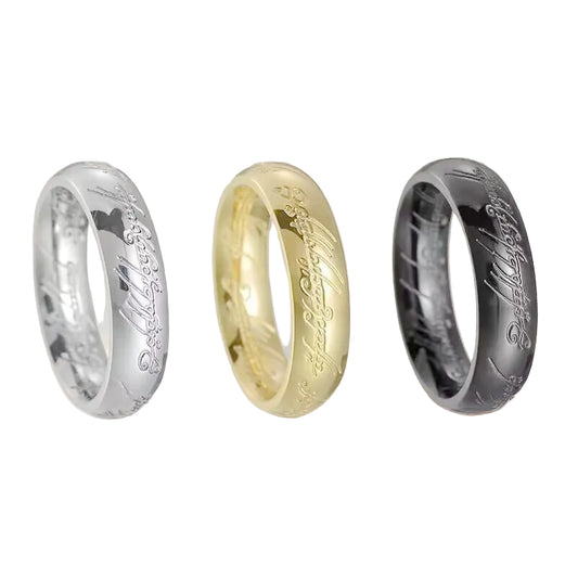 The Lord of the Rings Titanium Steel Ring