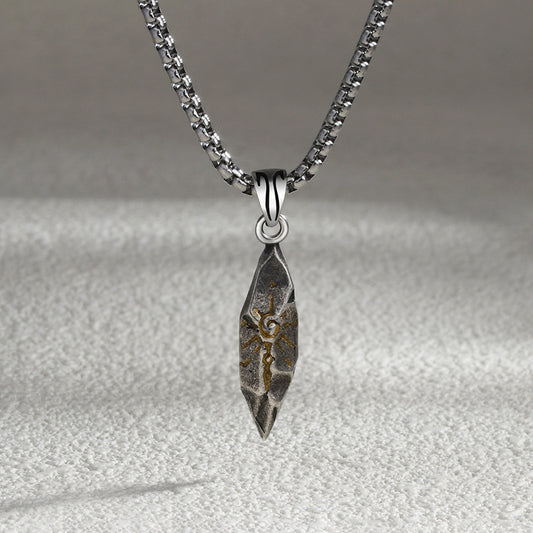 Colorful Vintage Pendant Necklace