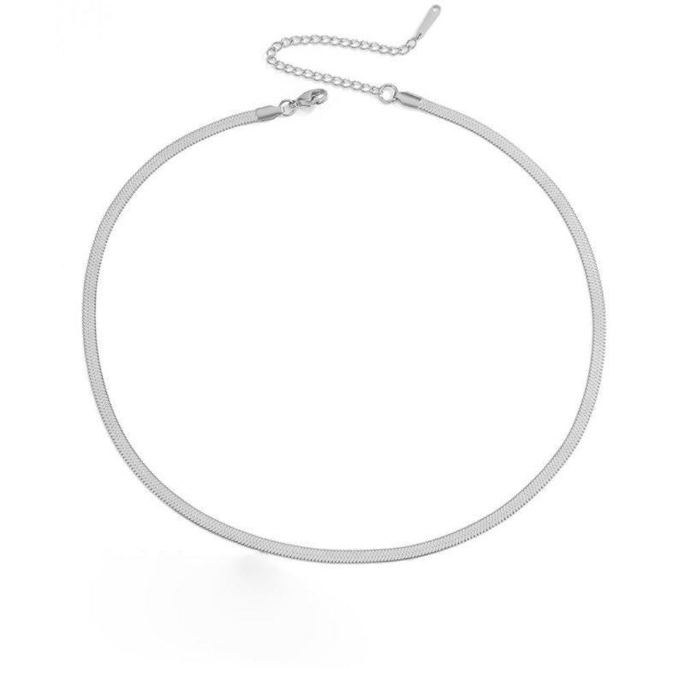 Stainless Steel Snake Choker Necklace