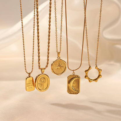 Stainless Steel Pendant Necklace