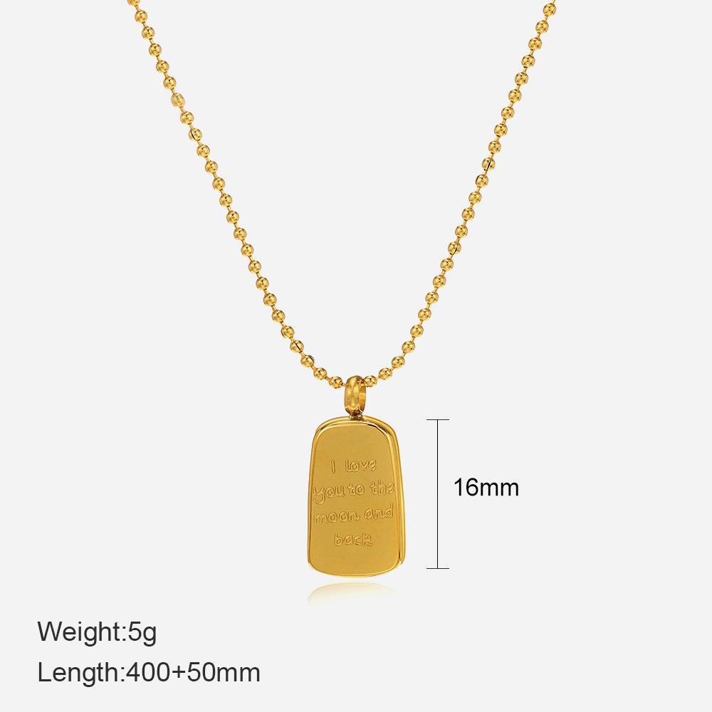 Stainless Steel Pendant Necklace