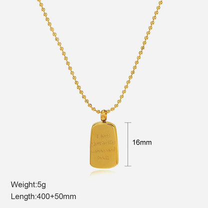 Stainless Steel Pendant Necklace