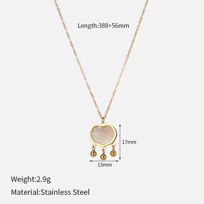 Gold Lock Pendant Necklace