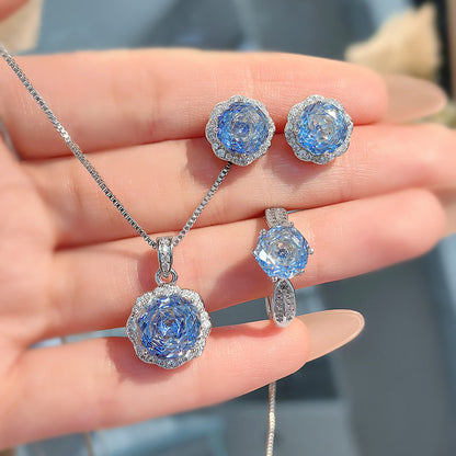 Flower Jewelry Set
