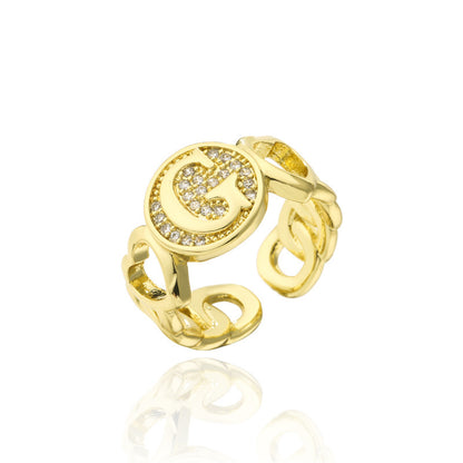26-Letter Open Ring