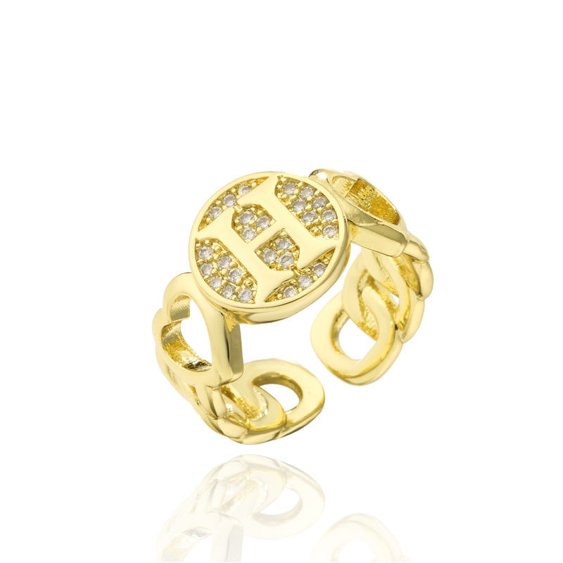 26-Letter Open Ring