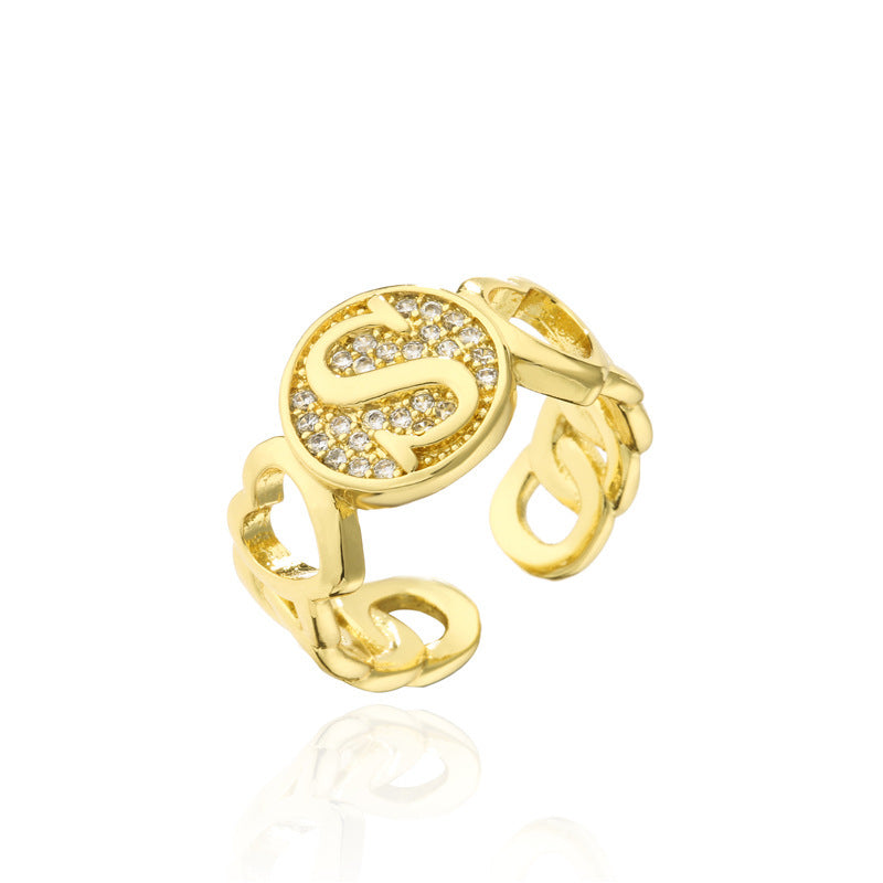 26-Letter Open Ring