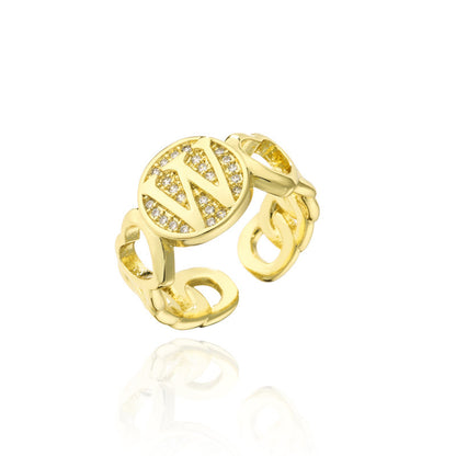 26-Letter Open Ring