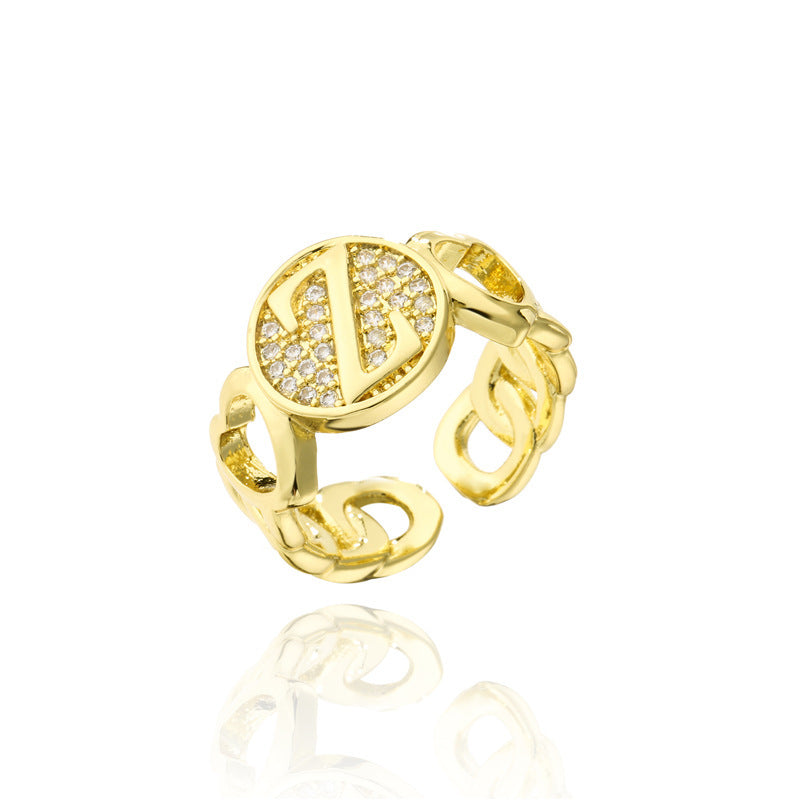 26-Letter Open Ring