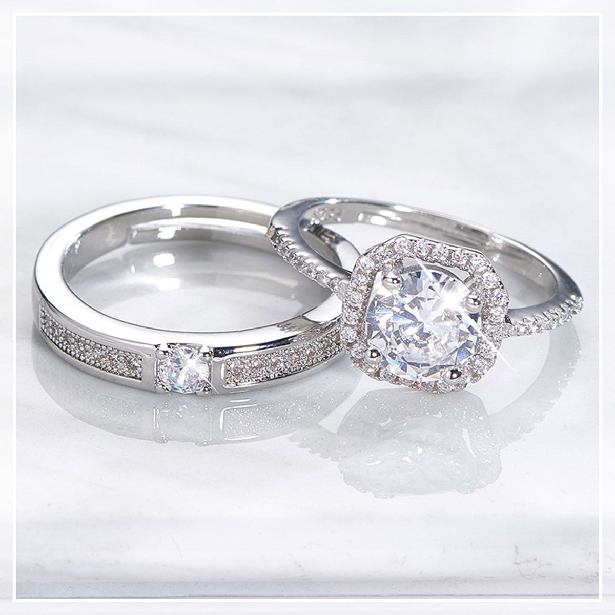 Faux Wedding Band Ring