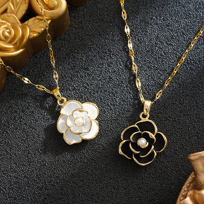 Black Pearl Necklace