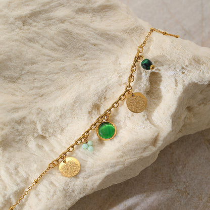 Turquoise Stainless Steel Bracelet