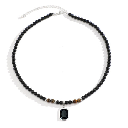 Tiger Eye Beaded Necklace
