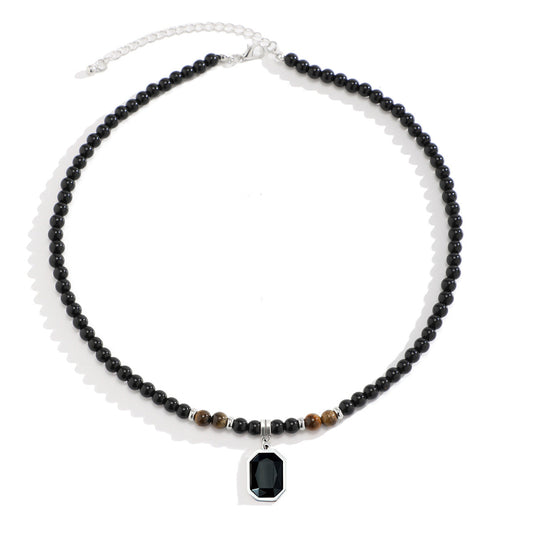 Tiger Eye Beaded Necklace