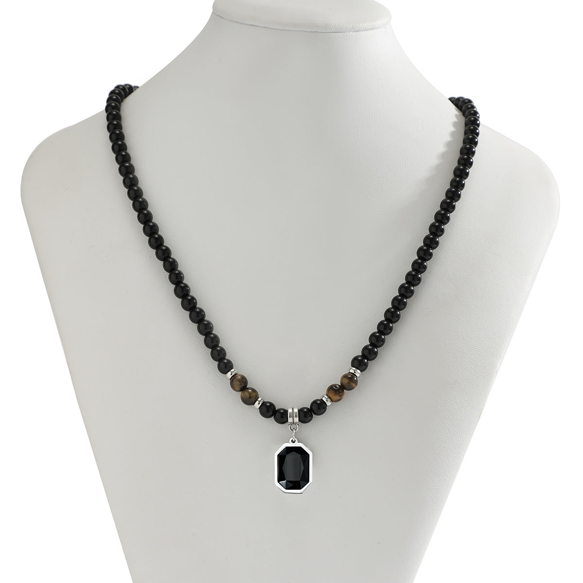 Tiger Eye Beaded Necklace