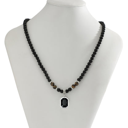 Tiger Eye Beaded Necklace