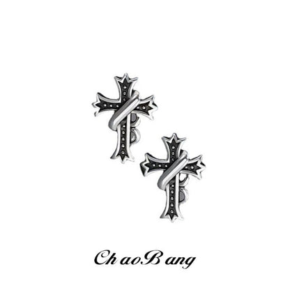 Cross Stud Earrings