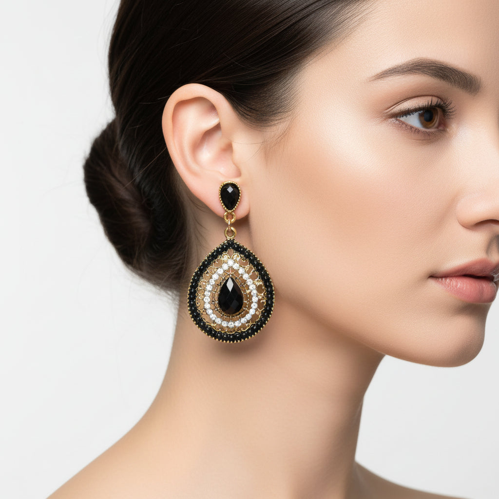 Teardrop Vintage Earrings