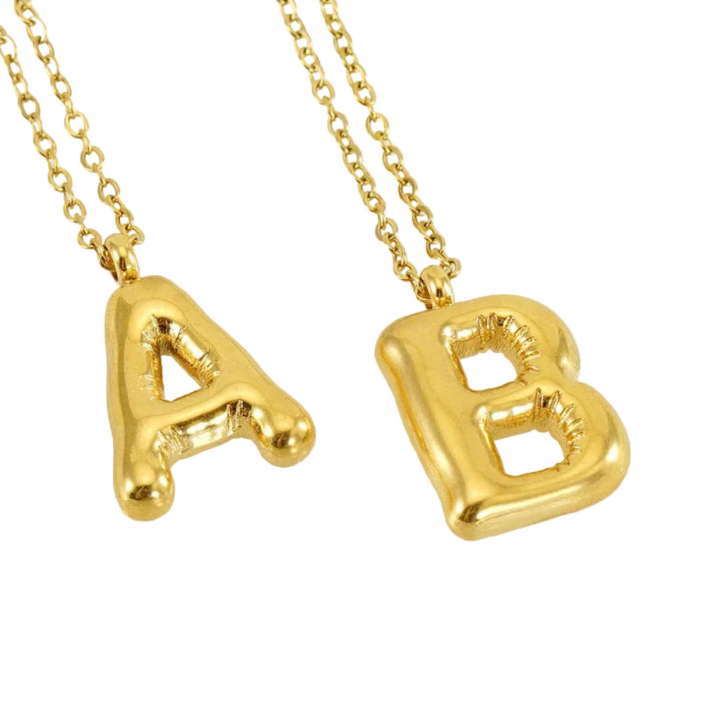 Hip Hop Letter Pendant Necklace